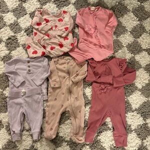3-6 Month Baby Girl Bundle Gap/H&M Pink/Purple